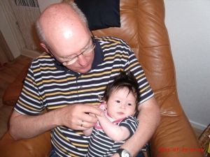 2011-07-23 Chloe logeren bij opa en oma03
