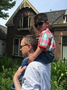 2016-06-10 Sylvain voor het eerst op Casa0